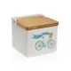 Salt Shaker with Lid Versa Bicycle Ceramic Dolomite 12,2 x 11,5 x 12,2 cm
