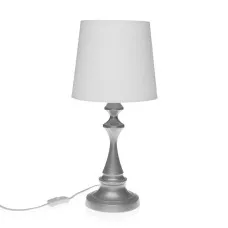 Lámpara de mesa Versa Gene Gris 23 x 49 cm Metal