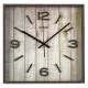 Wall Clock Versa Brown Plastic Escandinavo/Nórdico 4,1 x 28 x 28 cm