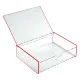 Box with cover polypropylene 13 x 4,8 x 17,1 cm