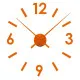 Wall Clock Versa polypropylene (4 x 21,5 x 62 cm)