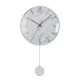 Reloj de Pared Versa Péndulo Metal Cristal Madera MDF 4,5 x 56 x 29 cm