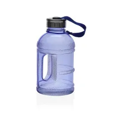 Botella Versa Azul Silicona Polietileno Poliestireno 950 ml 10 x 20 x 10 cm