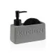 Kitchen Sink Tidy Versa Grey Ceramic Plastic 6 x 8 x 16 cm