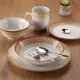 Tableware Versa Brown Porcelain 18 Pieces