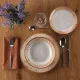 Tableware Versa Brown Porcelain 18 Pieces