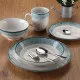 Tableware Versa Blue Porcelain 18 Pieces