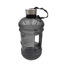 Water bottle Versa Grey Silicone Stainless steel Polyethylene Steel polystyrene Terephthalate polyethylene (PET) 2 L 13 x 26 x 1
