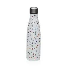 Water bottle Versa Dotty Steel 7 x 27 x 7 cm