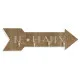 Perchero de Pared Versa Be Happy Madera MDF 4 x 14,5 x 48 cm