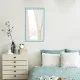 Wall mirror Versa Blue 3,8 x 76 x 45,5 cm