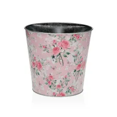 Planter Versa XL Pink Metal Minimalist 16,5 cm
