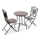 Table set with 2 chairs Versa Aruba 60 x 71 x 60 cm