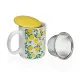 Cup with Tea Filter Versa Lemon