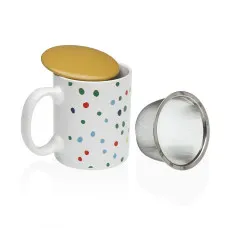 Cup with Tea Filter Versa Dotty