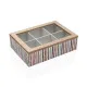 Caja para Infusiones Versa Ligne Madera 17 x 7 x 24 cm