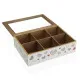 Caja para Infusiones Versa Madera 17 x 7 x 24 cm