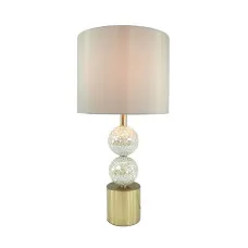 Lámpara de mesa Versa Nix Metal 25 x 51 cm