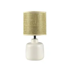 Lámpara de mesa Versa Blanco Cerámica 13 x 28 x 13 cm