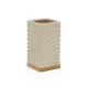 Toothbrush Holder Versa Beige Ceramic