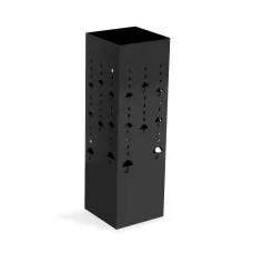 Umbrella stand Versa Black 15,5 x 49 x 15,5 cm