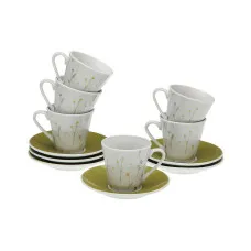 Set of 6 Cups with Plate Versa Laison Porcelain