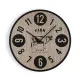 Reloj de Pared Versa Farm Metal 4 x 40 x 40 cm