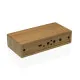 Alarm Clock Versa Bamboo Minimalist 7,3 x 3,5 x 16 cm