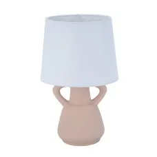 Lámpara de mesa Versa Lino Cerámica 18 x 29 cm