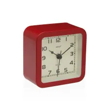 Reloj de Mesa Versa Alvo Rojo Plástico 4,5 x 8,5 x 8,5 cm
