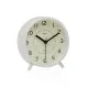 Table clock Versa Zeal White Plastic 5,4 x 11,8 x 11 cm