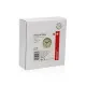 Table clock Versa Zeal White Plastic 5,4 x 11,8 x 11 cm