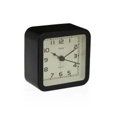 Reloj de Mesa Versa Alvo Negro Plástico 4,5 x 8,5 x 8,5 cm