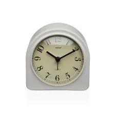 Table clock Versa Luxa White Plastic 5,8 x 10 x 10 cm