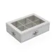 Caja para Infusiones Versa Gourmet Madera 17 x 7 x 24 cm