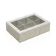 Caja para Infusiones Versa Serpentine Madera 17 x 7 x 24 cm