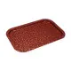 Bandeja Versa Serpentine Rojo Metal 32 x 1,5 x 34 cm