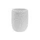 Toothbrush Holder Versa Palm White Resin 7 x 9 x 7 cm