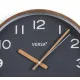 Wall Clock Versa Grey Plastic Quartz 4,3 x 30 x 30 cm