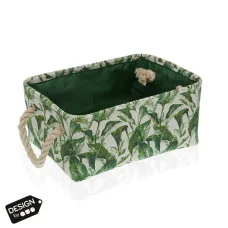 Cesta Multiusos Versa Tropical Textil (23 x 29 x 30 cm)
