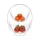 Fruit Bowl Versa White Metal (27 x 45,5 x 36 cm)