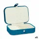 Jewelry box Blue Velvet (16,2 x 6 x 11,5 cm) (12 Units)