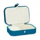 Jewelry box Blue Velvet (16,2 x 6 x 11,5 cm) (12 Units)