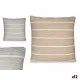 Cojín Rayas Gris Marrón (45 x 12 x 45 cm) (12 Unidades)