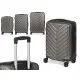 Set of suitcases Dark grey 3 Pieces