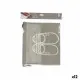 Shoe racks Grey PVC 29 x 43 cm Cloth (12 Units)