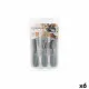 Cutlery Set Grey Silver Stainless steel Plastic (6 Units)