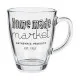 Mug Transparent Glass 6 Units (320 ml)