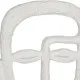 Decorative Figure Face White Polyresin (19,5 x 38 x 10,5 cm)