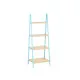 Bathroom Shelves Blue Natural Bamboo Pine 40 x 109,3 x 30 cm
